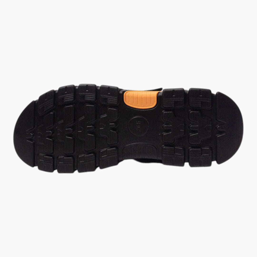 Sandales Homme avec Bout Ouvert et Fermeture Ajustable
