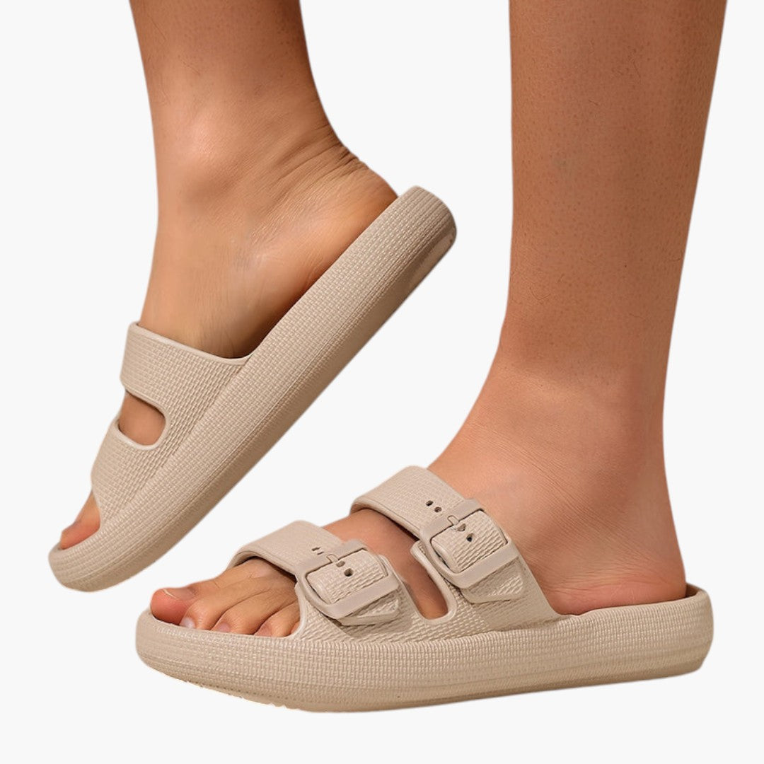 Sandales Homme a Double Boucle et Soutien de la voûte Plantaire