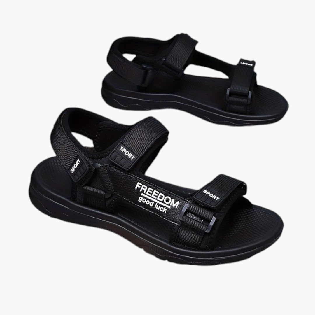 Sandales Homme avec Fermeture Ajustable et Semelle Épaisse