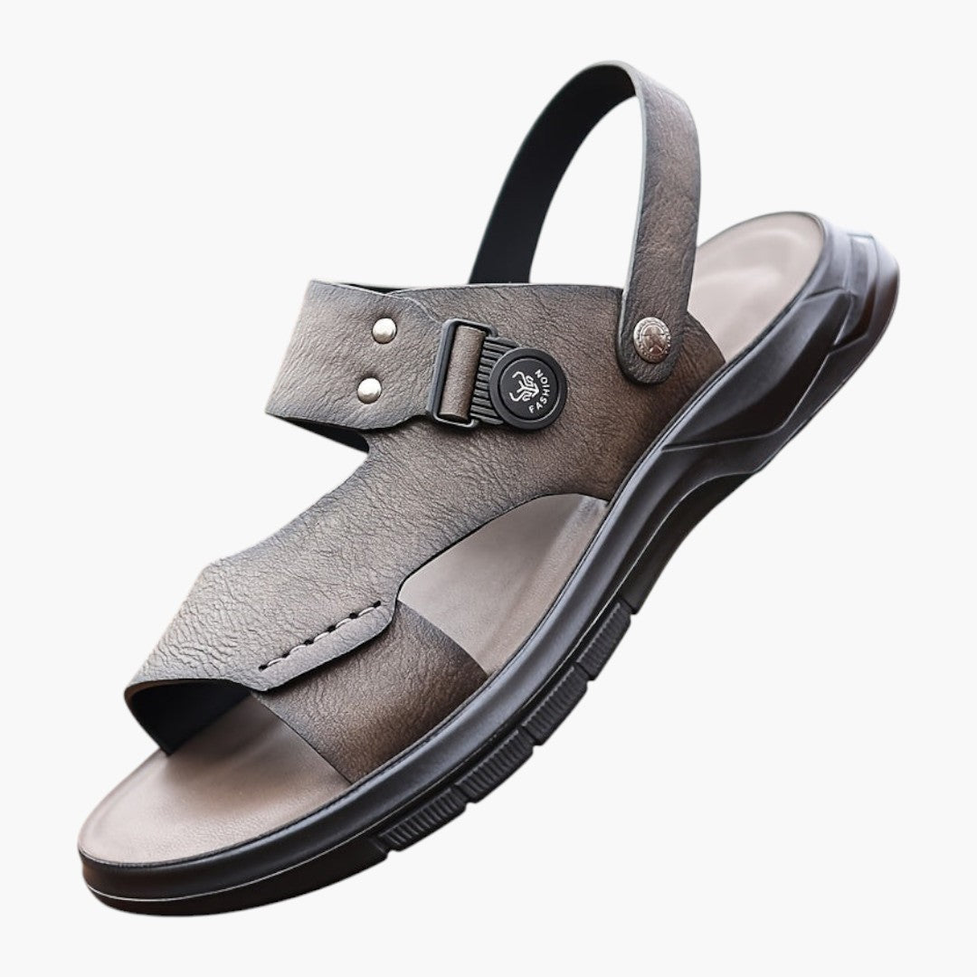 Sandales Homme avec Semelle Souple et Fermeture Sans Lacets