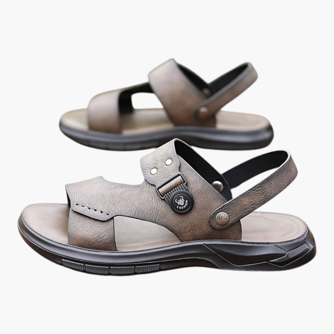 Sandales Homme avec Semelle Souple et Fermeture Sans Lacets