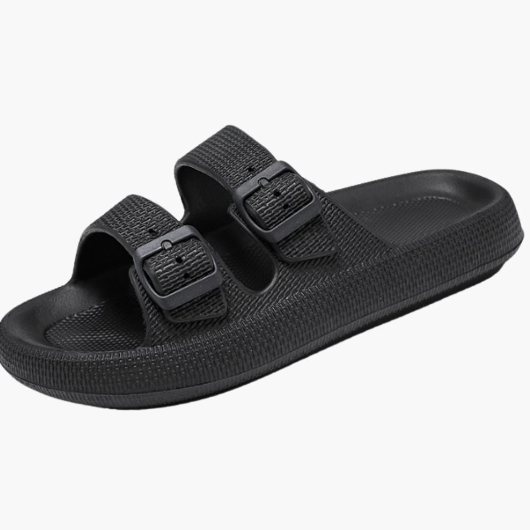 Sandales Homme a Double Boucle et Soutien de la voûte Plantaire
