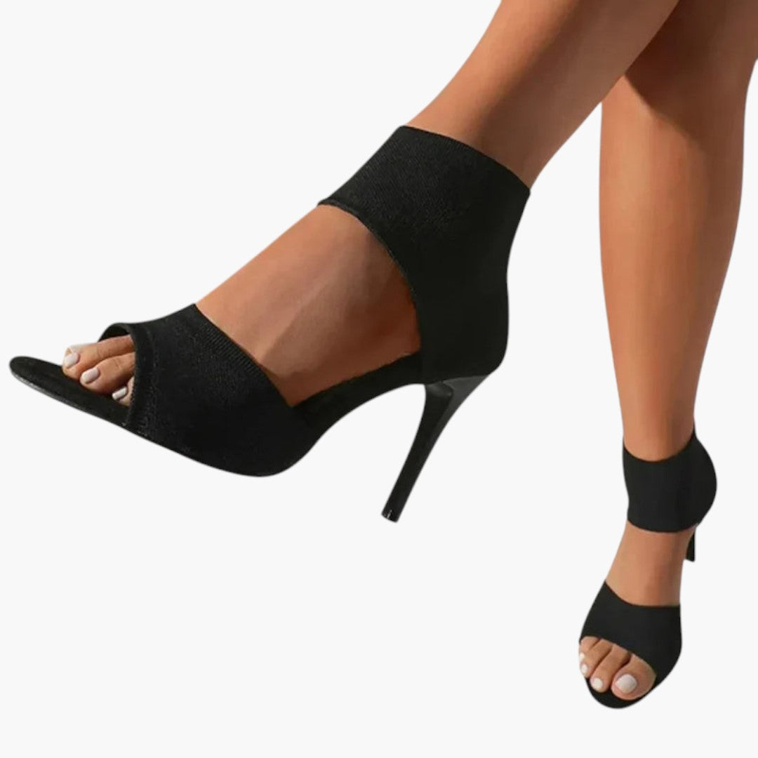 Sandales à Talons Femme avec Brides et Semelle Plateforme