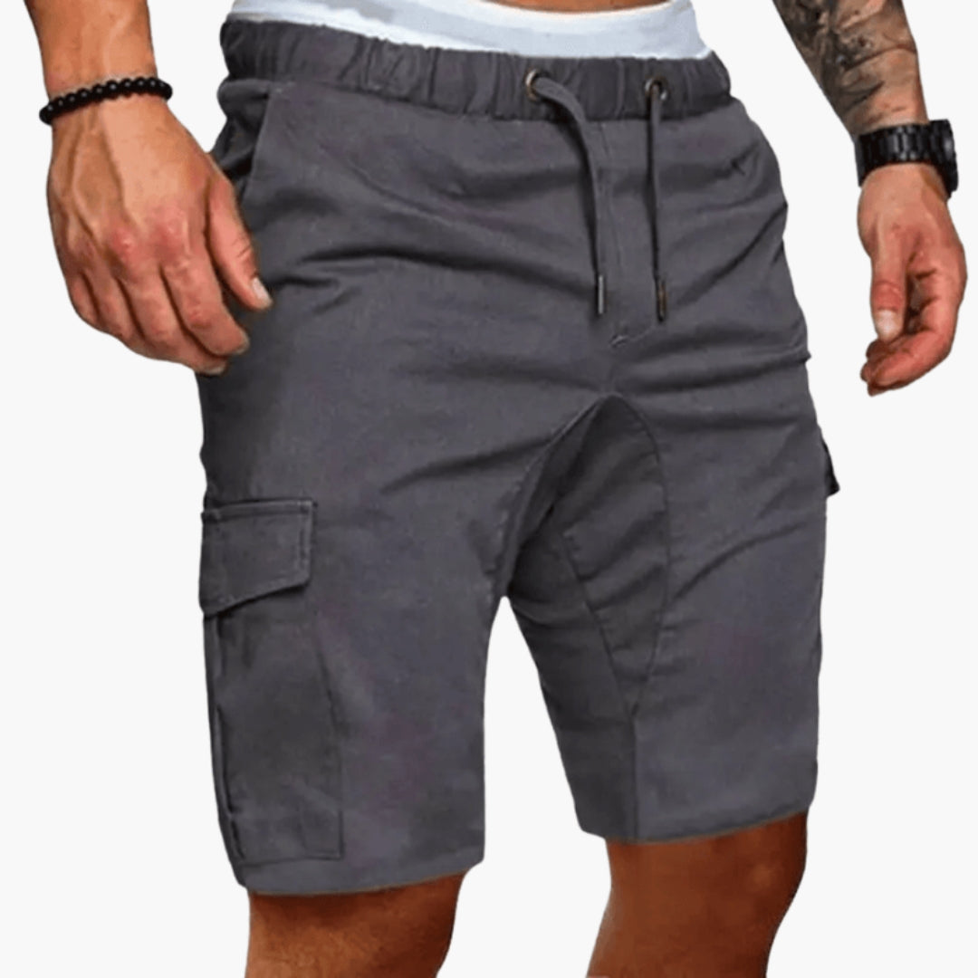 Kurze Herrenhose mit elastischem Bund