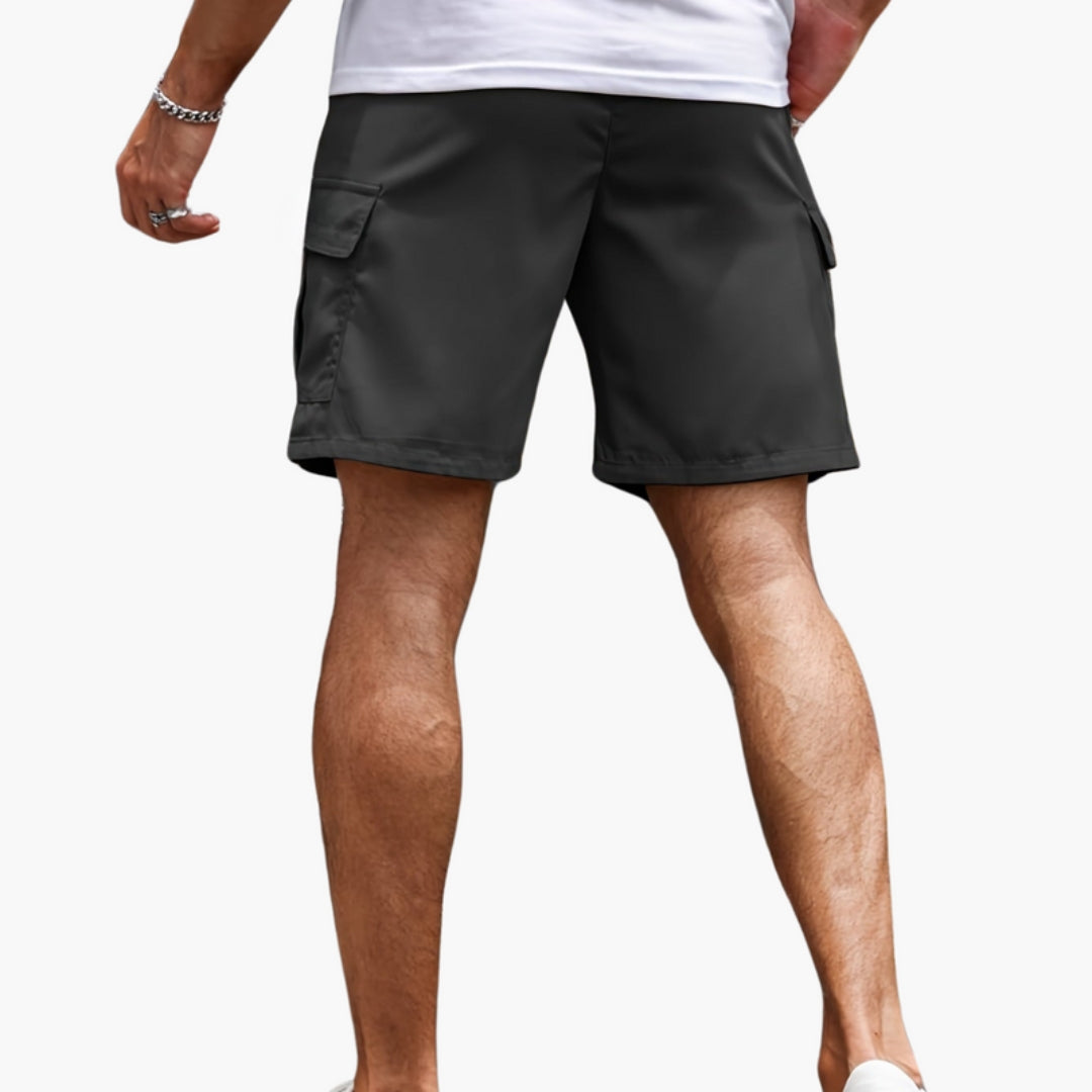 Short Cargo Homme avec Ourlet Droit