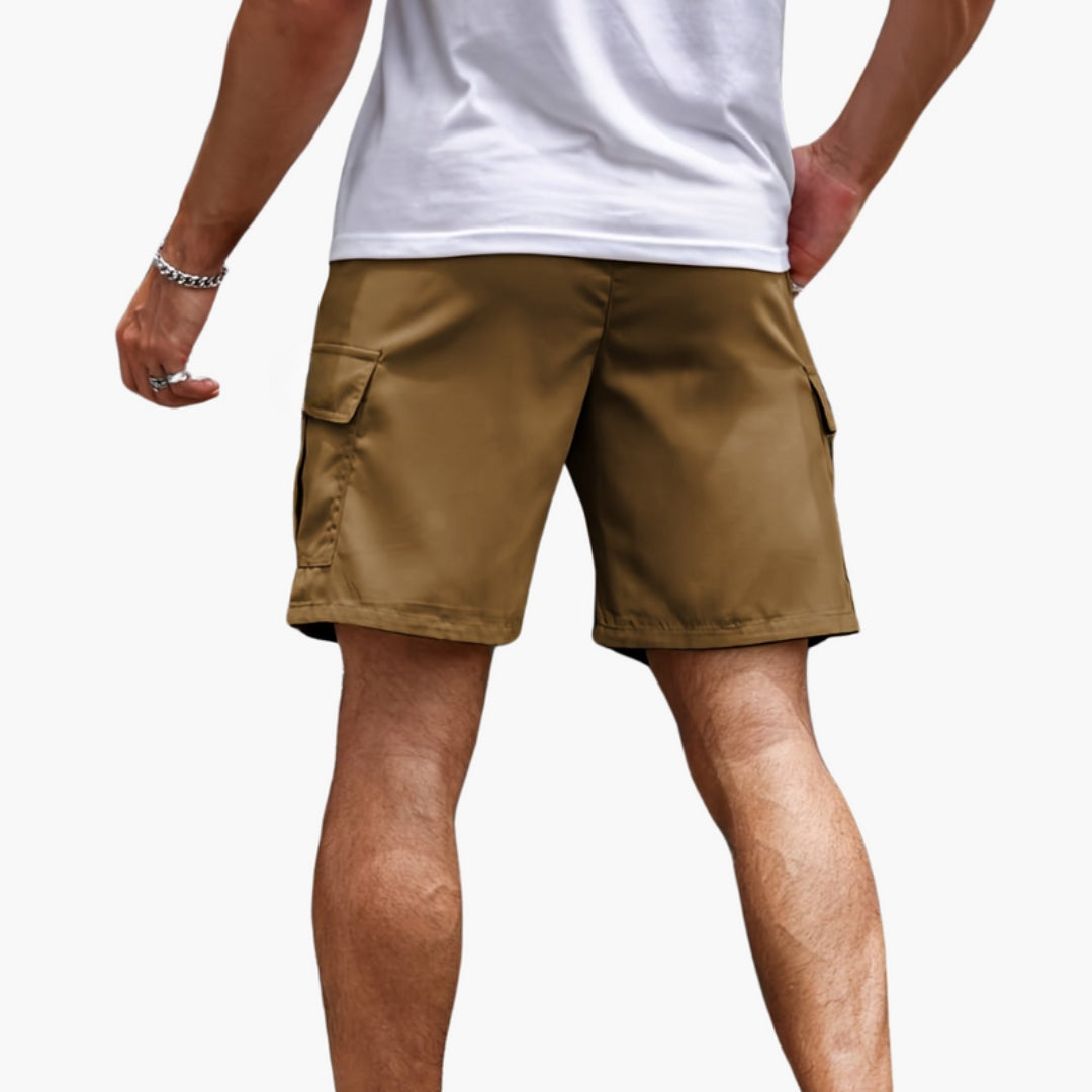 Short Cargo Homme avec Ourlet Droit