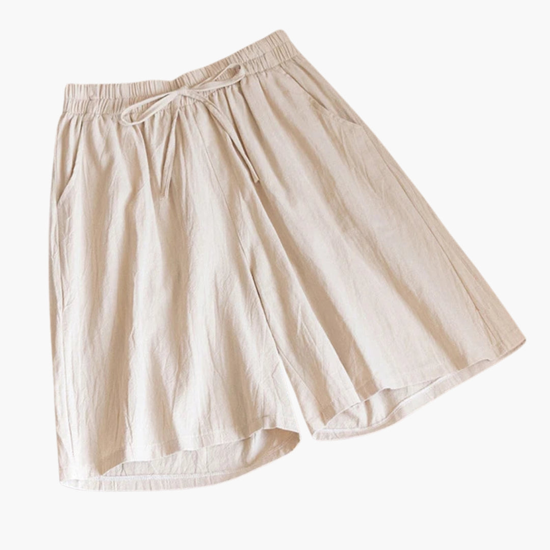 Gonna corta da donna lunghezza al ginocchio con vita elastica