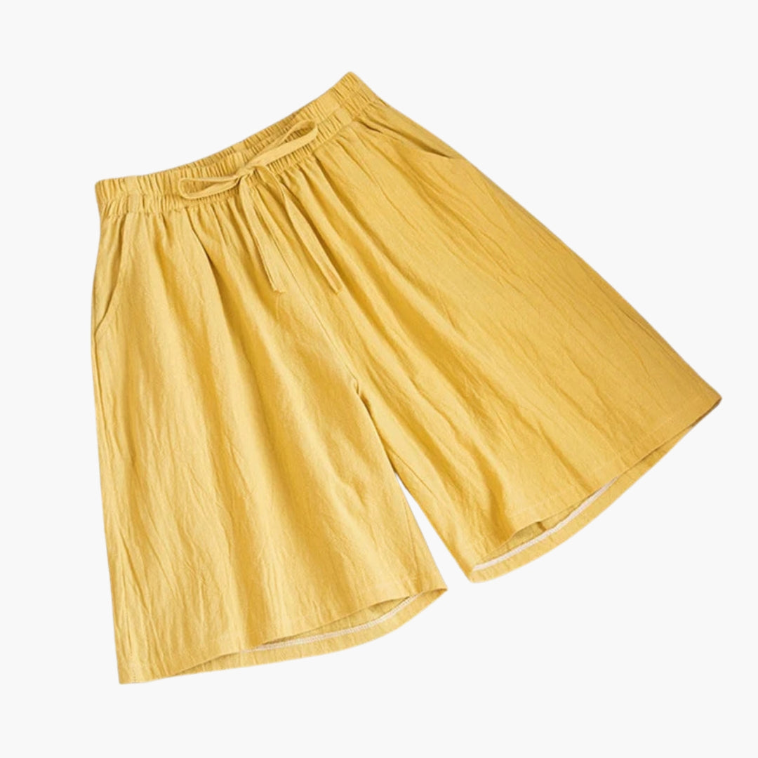 Gonna corta da donna lunghezza al ginocchio con vita elastica