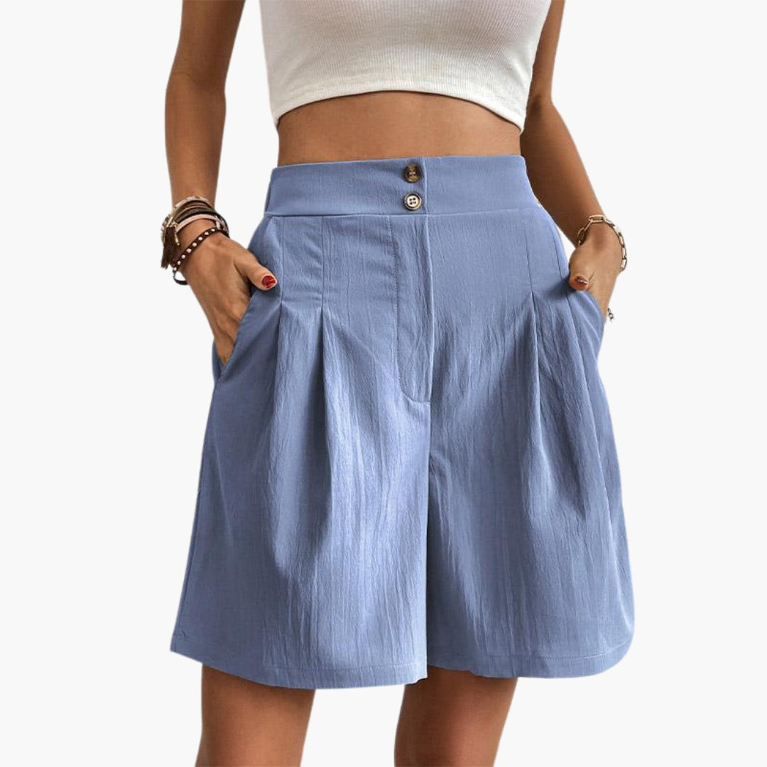 Short High Waist Women with Wide Legs