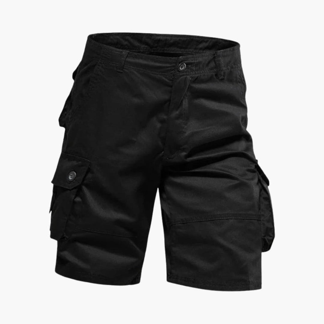 Short cargo homme avec taille ajustable