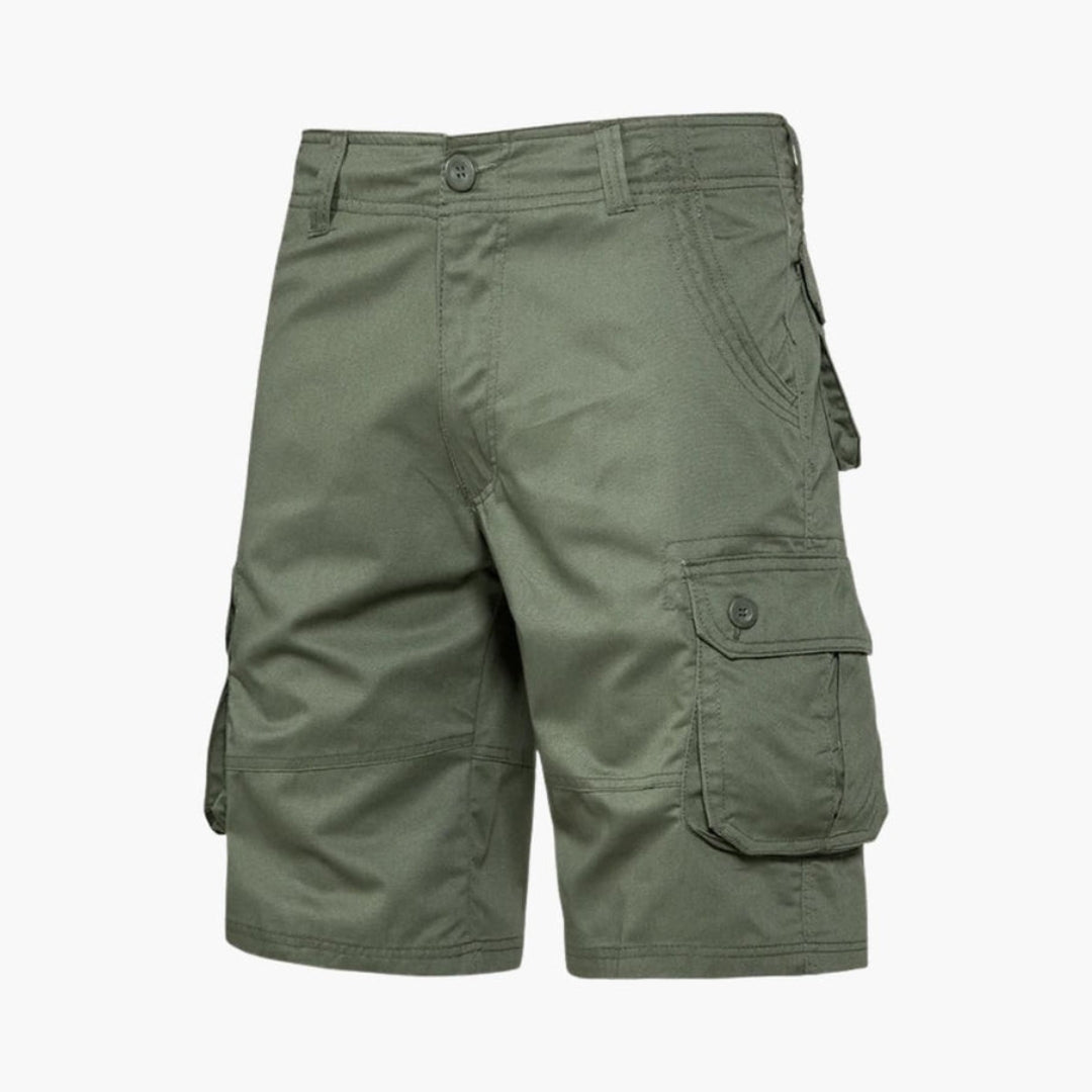 Short cargo homme avec taille ajustable