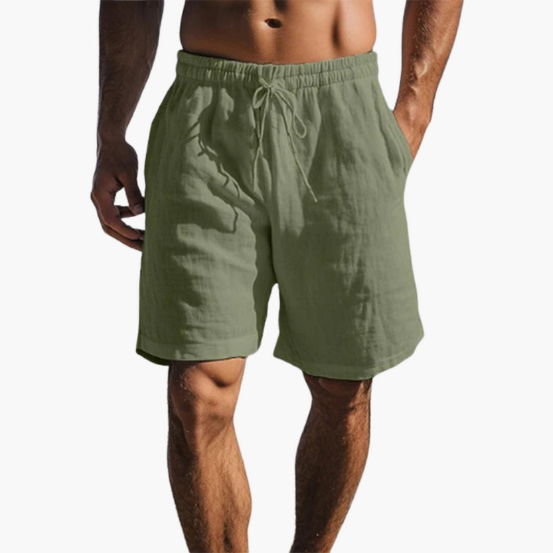 Pantaloncini da bagno uomo con orlo dritto