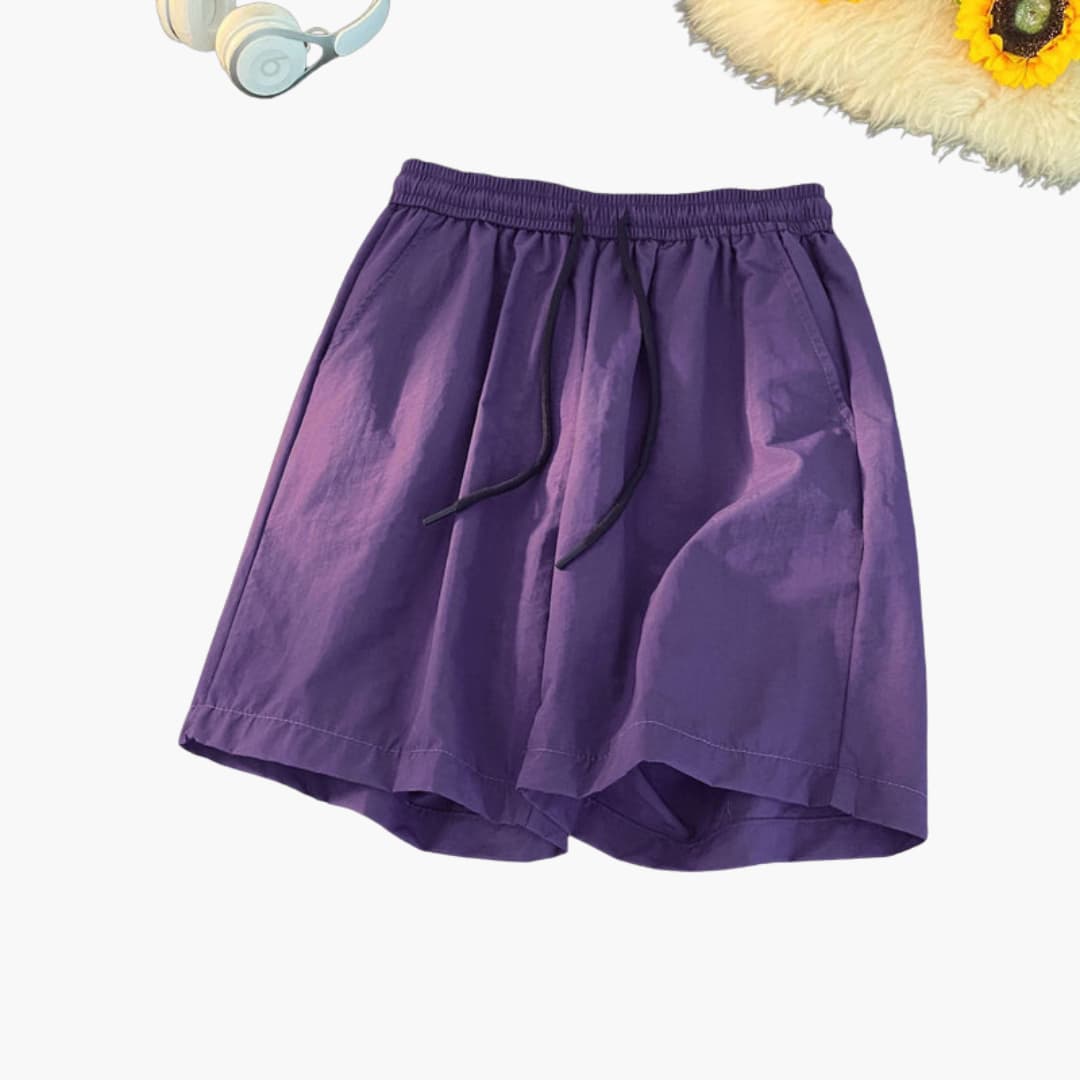 Calções de desporto para mulher com cintura elástica