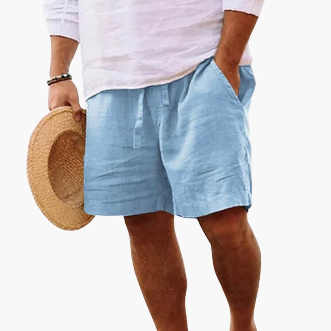 Short homme avec poches latérales et cordon de serrage