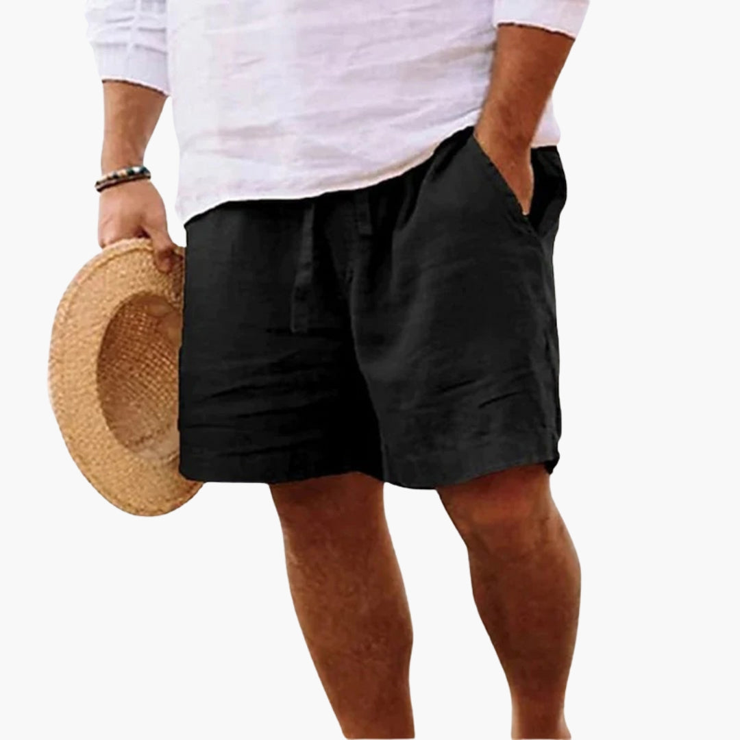Short homme avec poches latérales et cordon de serrage