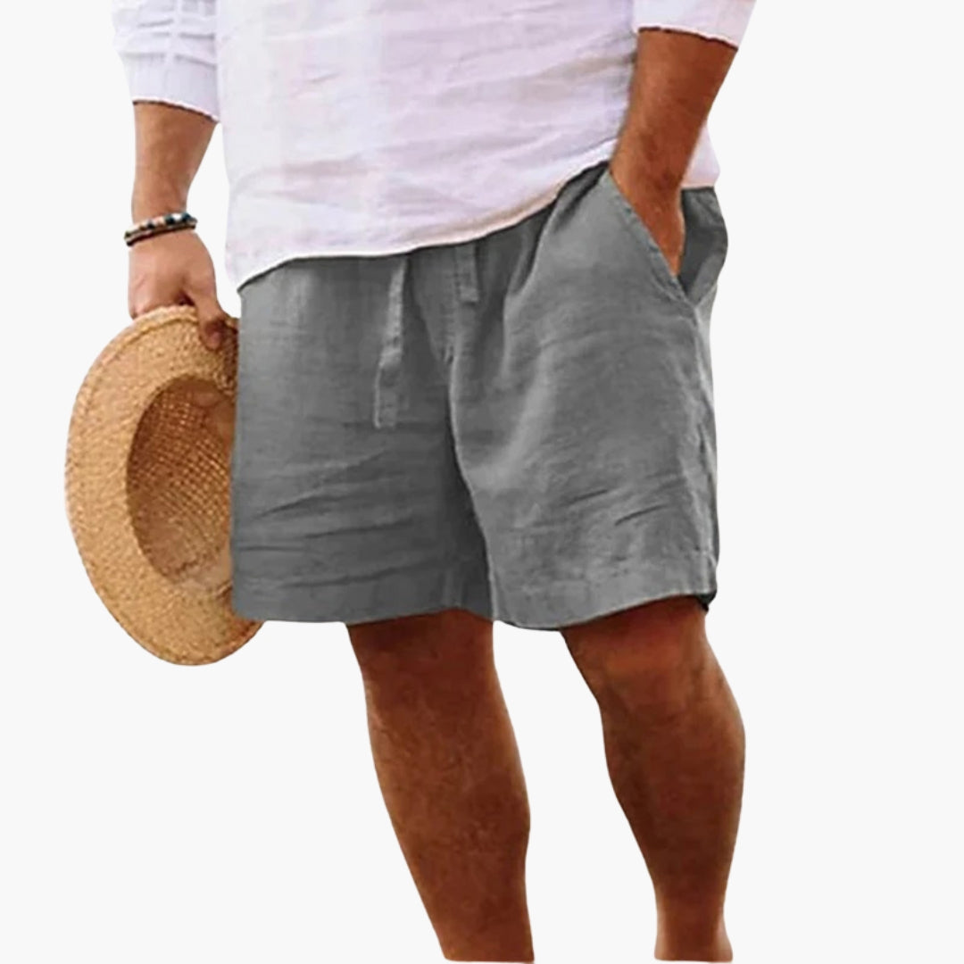 Short homme avec poches latérales et cordon de serrage
