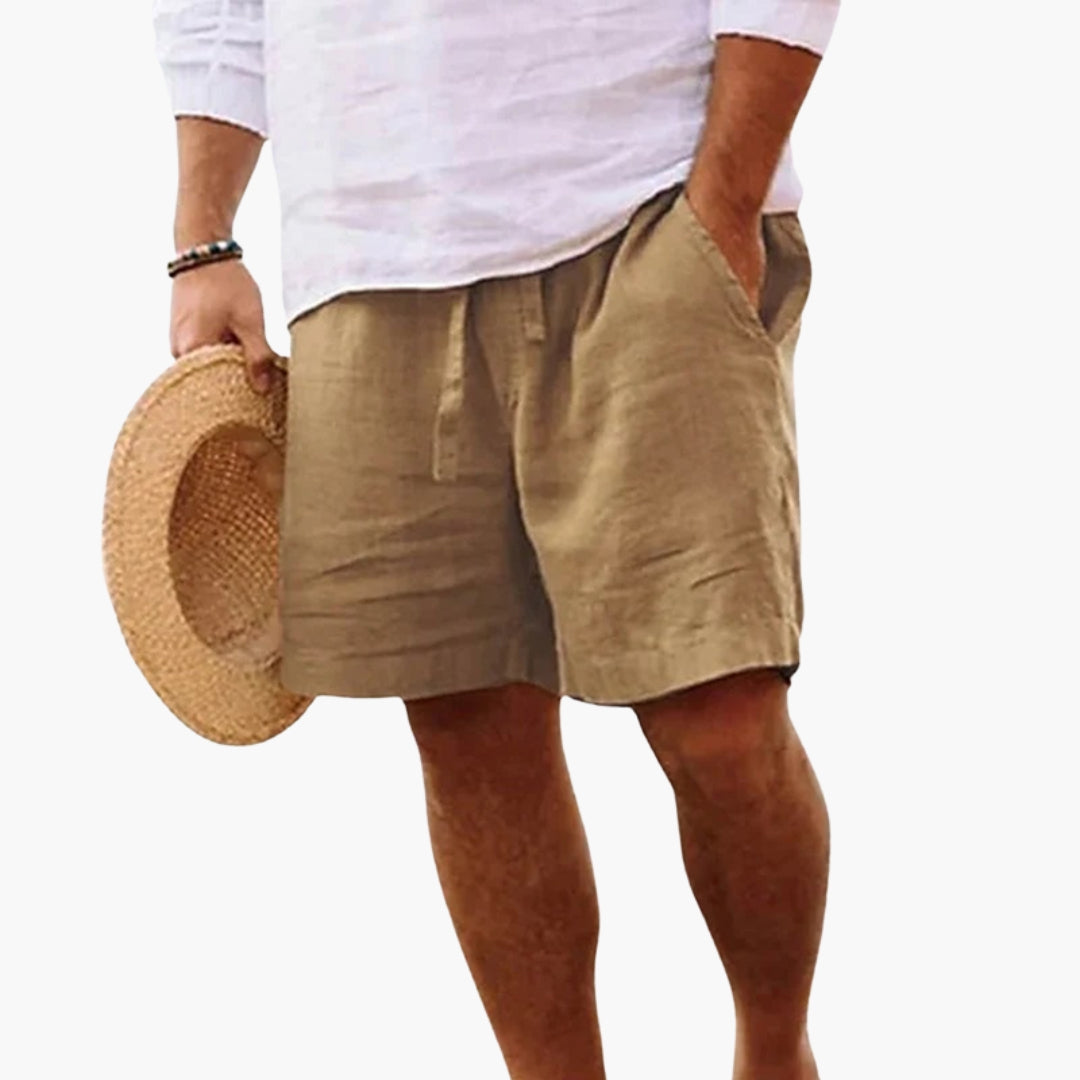 Short homme avec poches latérales et cordon de serrage