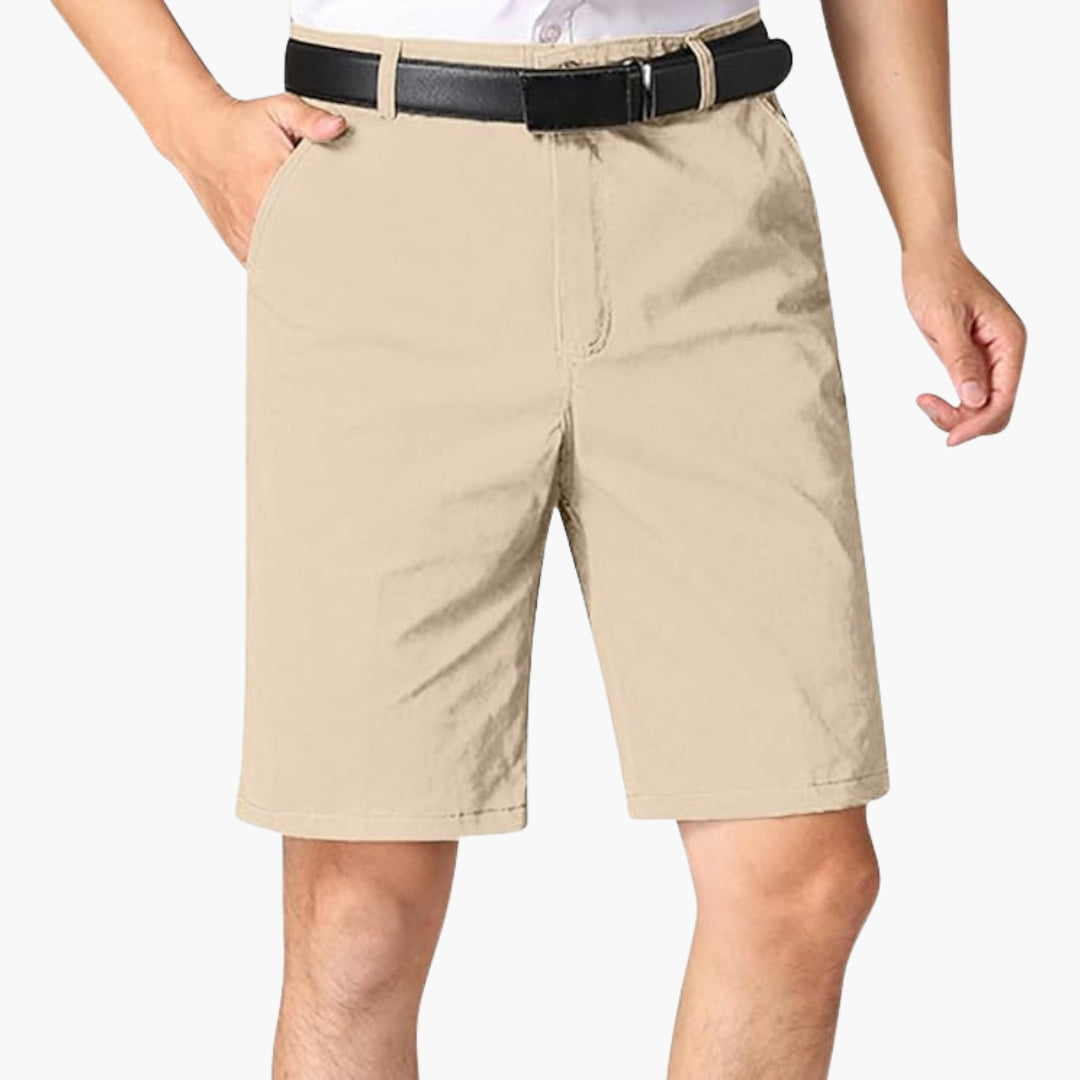Korte broek voor heren met ritssluiting