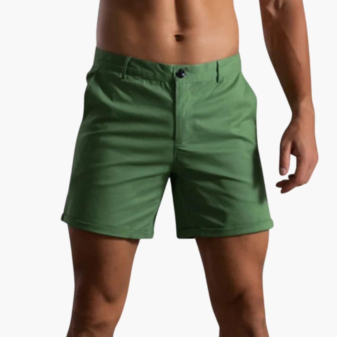 Short homme avec passants de ceinture