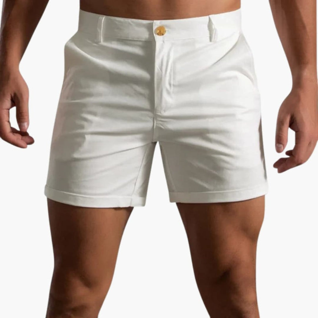 Short homme avec passants de ceinture