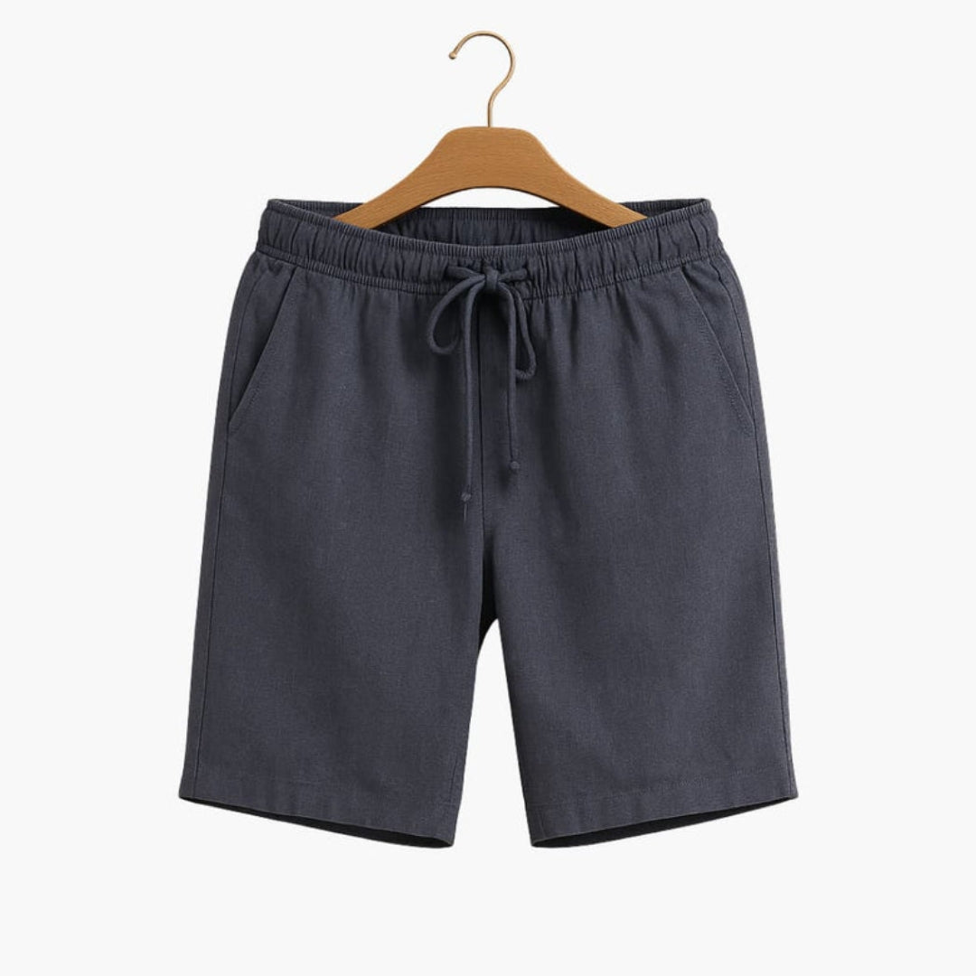 Short homme avec taille à cordon