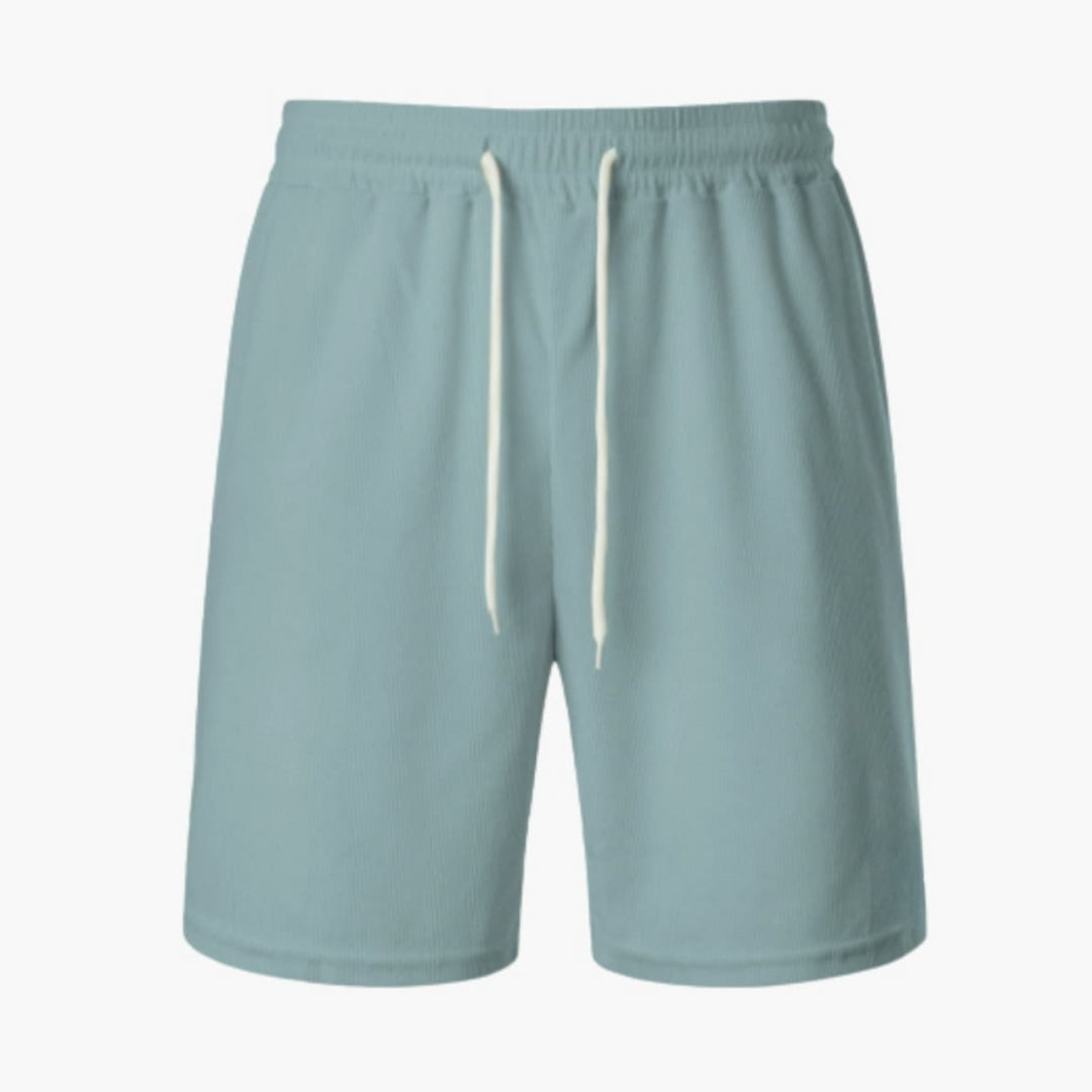 Short homme en velours côtelé avec surface côtelée
