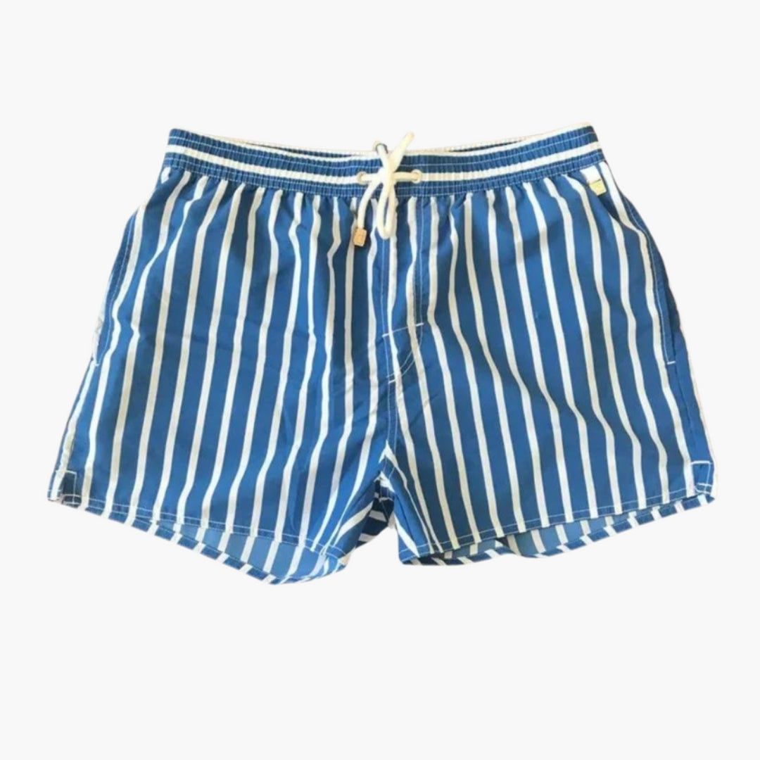 Calções de banho para homens com bolsos laterais