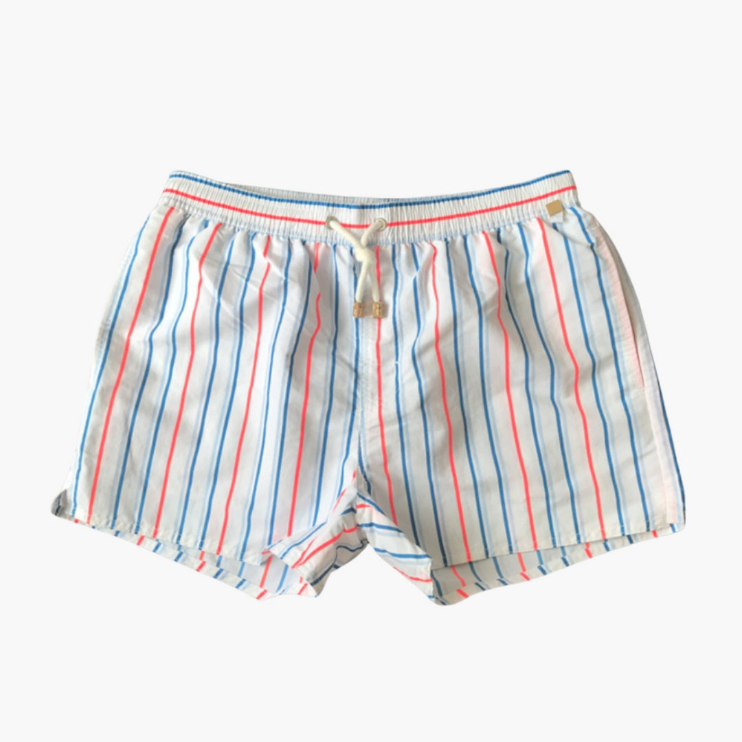 Calções de banho para homens com bolsos laterais