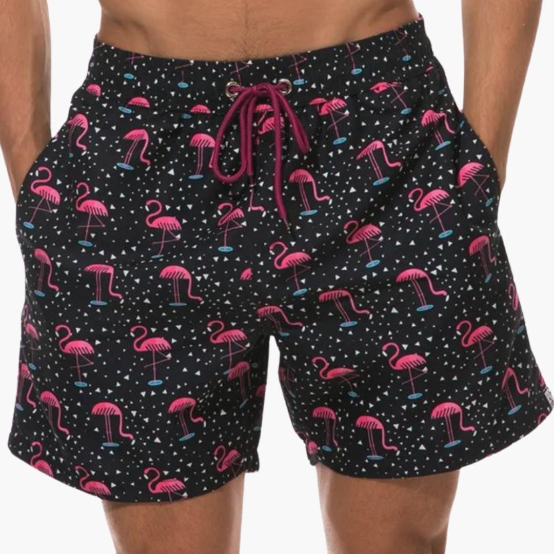 Shorts de bain pour hommes avec slip intégré