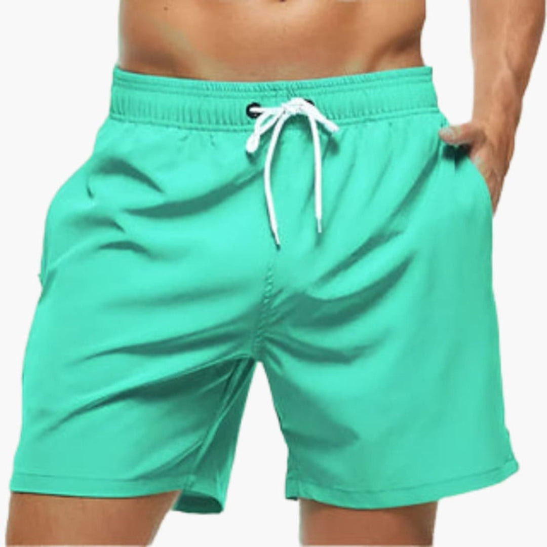 Shorts de bain pour hommes avec taille élastique