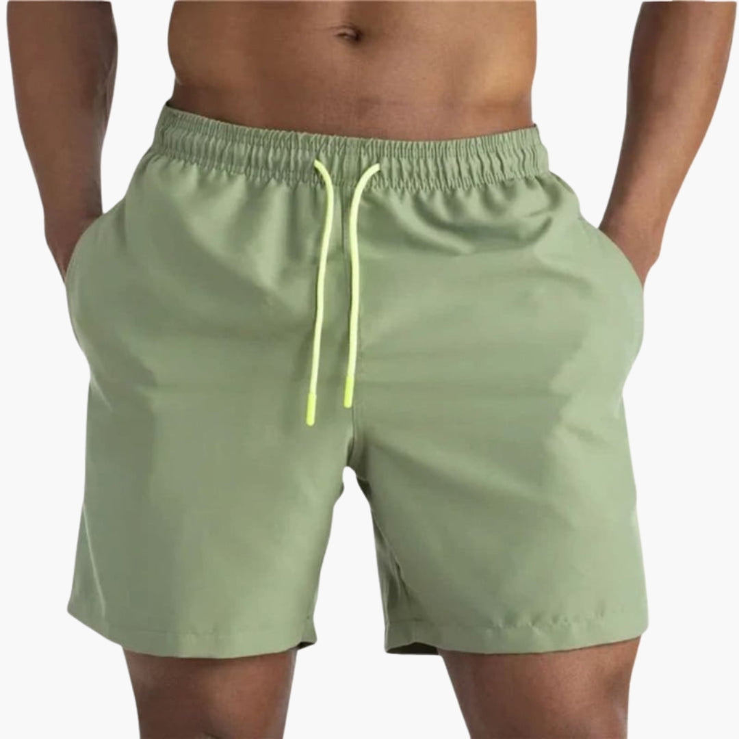Shorts pour hommes a taille à cordon