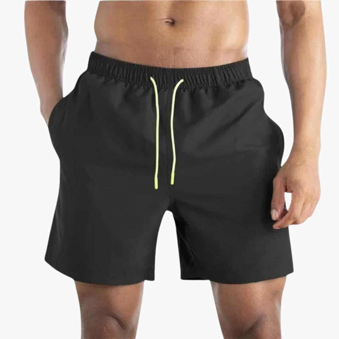 Shorts pour hommes a taille à cordon