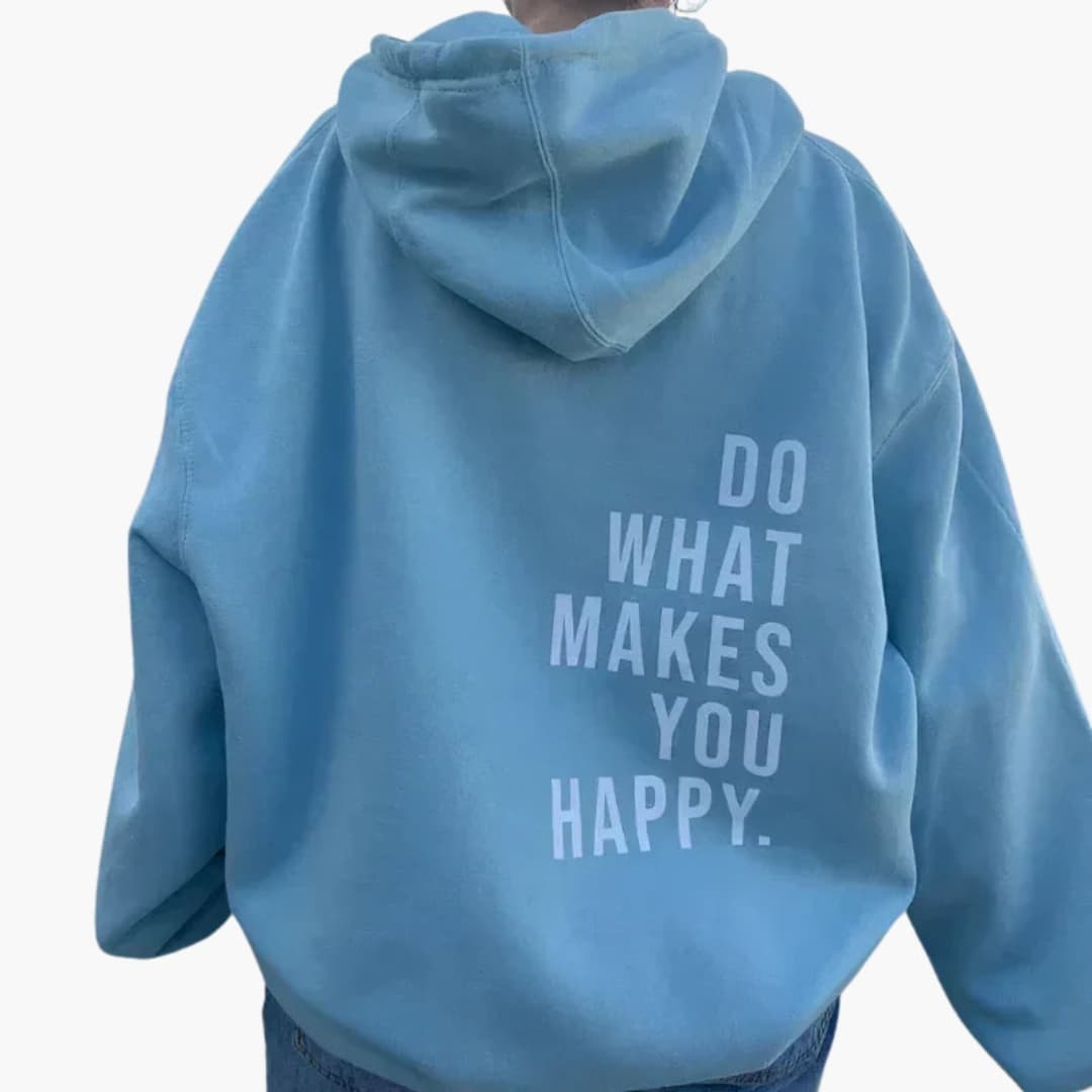 Sweat à Capuche Femme avec Dos Imprimé