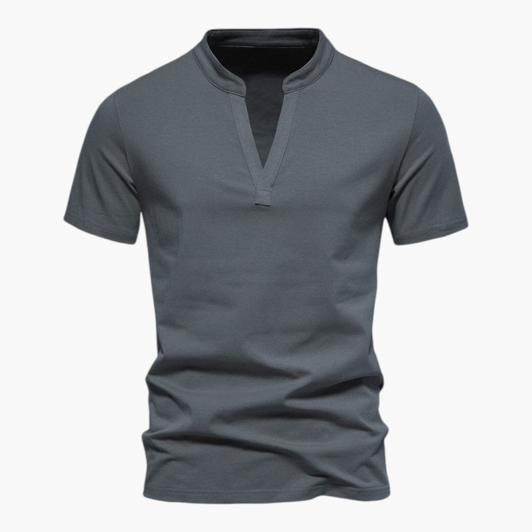 T shirt Homme a Col en V et Manches Courtes