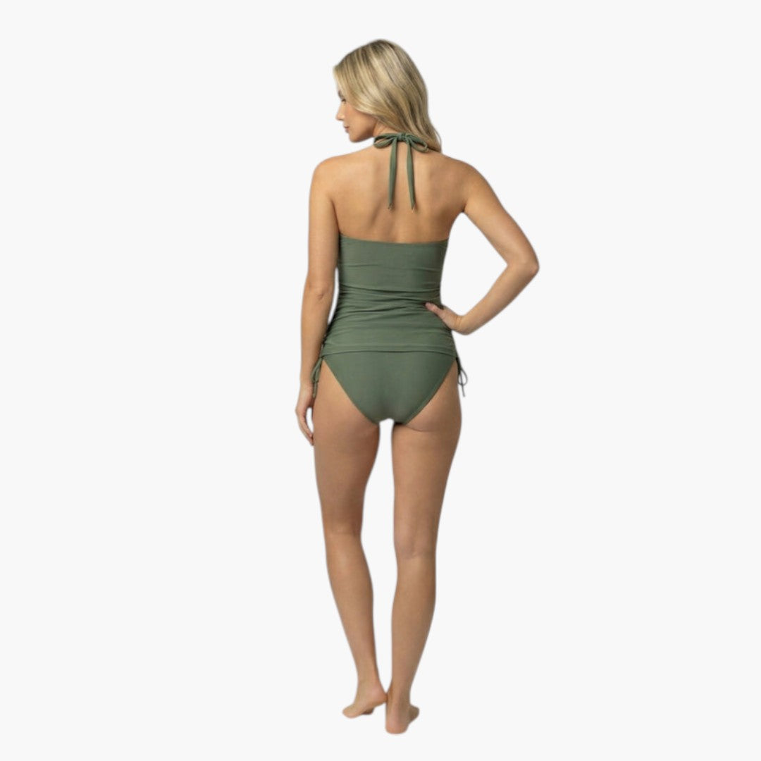 Tankini for women with V-neckline