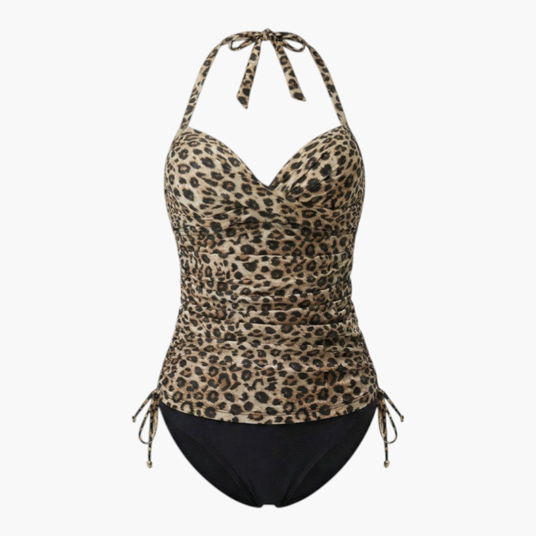 Tankini for women with V-neckline