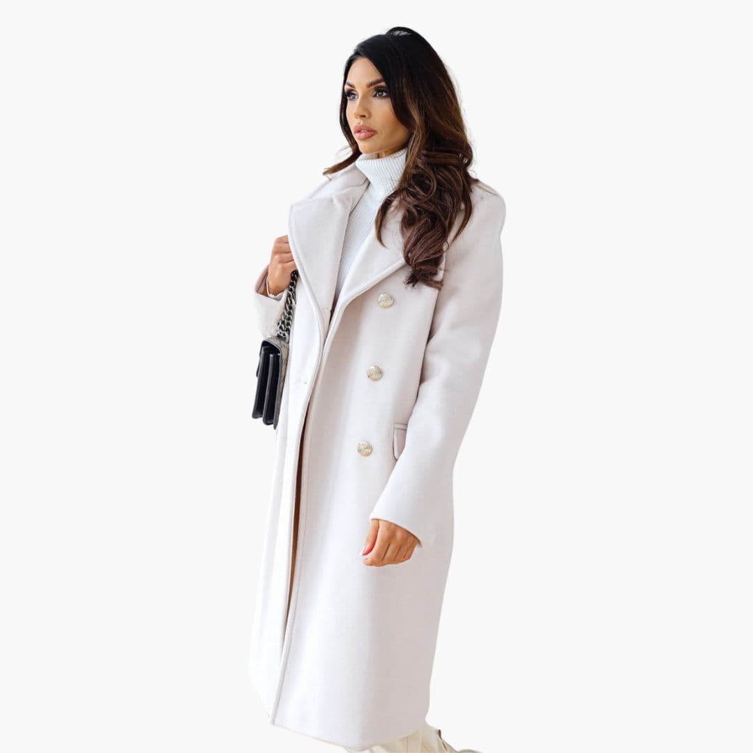 Trench femme avec col à revers