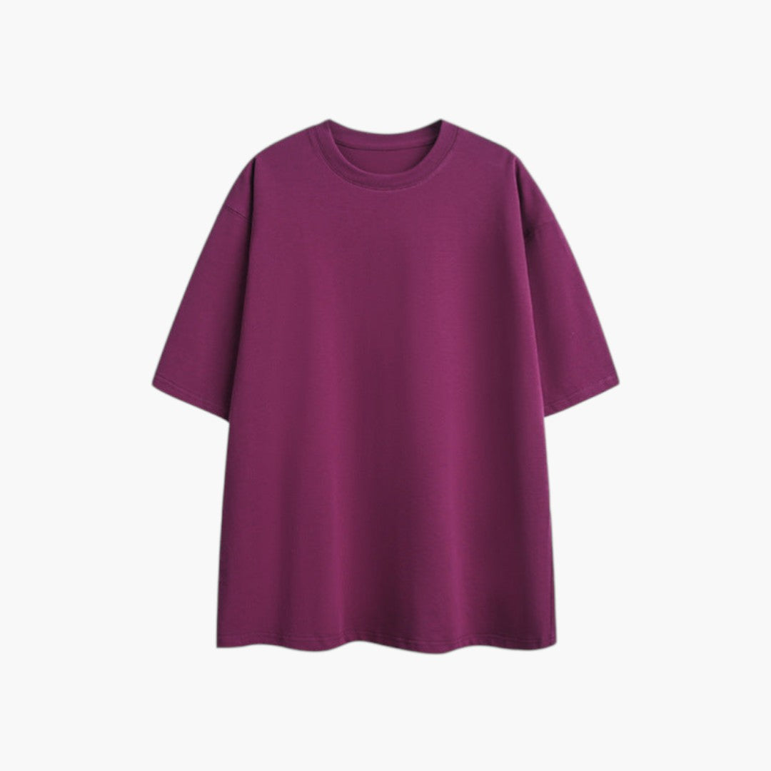 T shirt Homme avec Manches Courtes et Col Rond