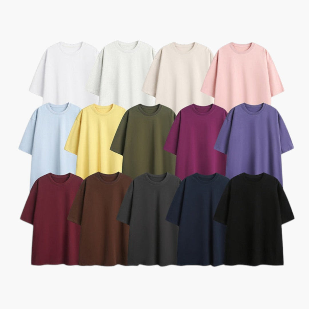 T shirt Homme avec Manches Courtes et Col Rond