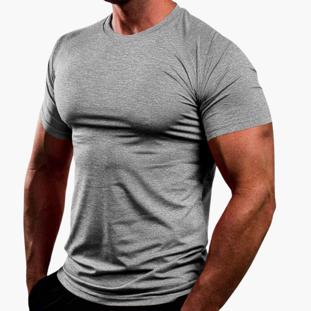 T shirt homme à col rond et manches courtes