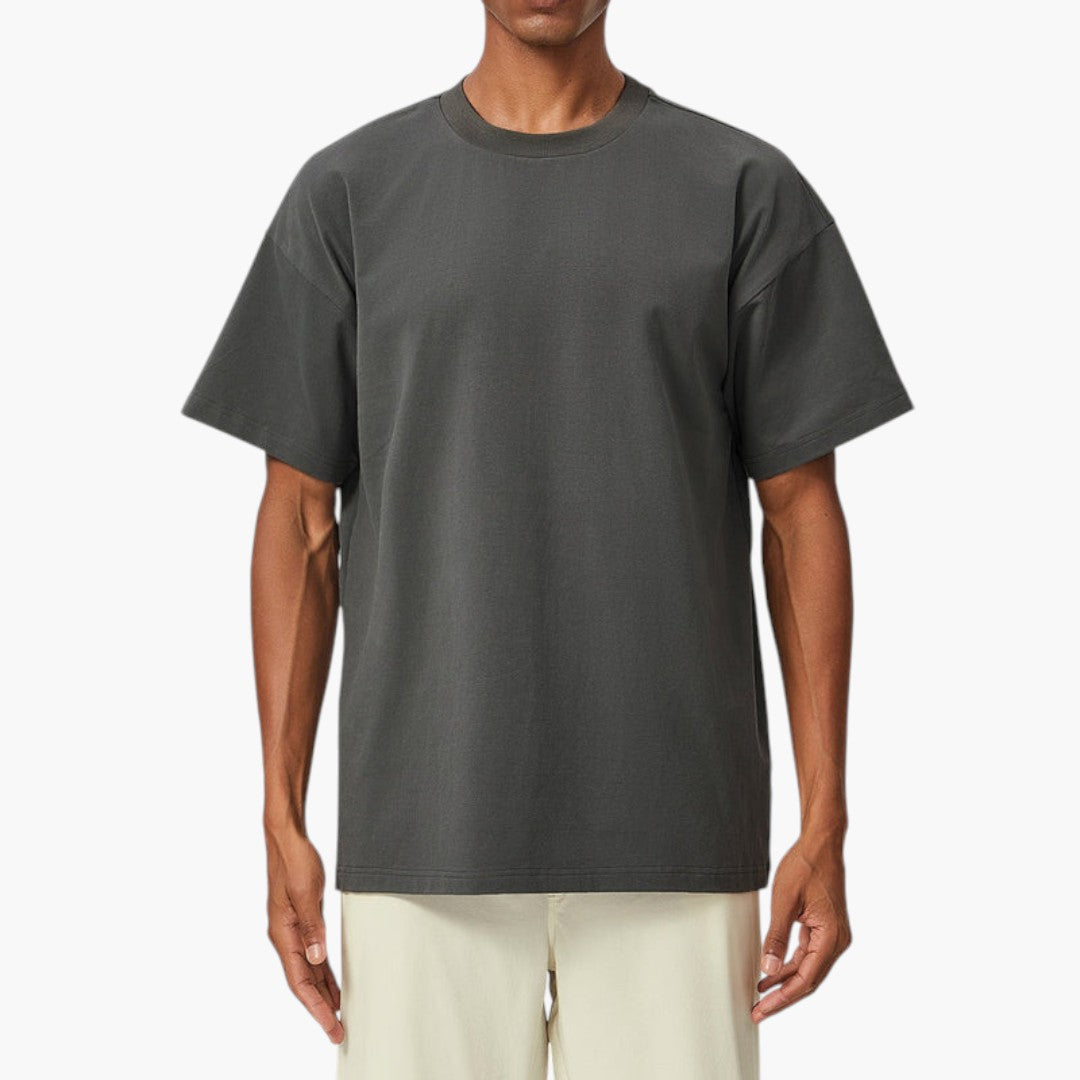 T shirt homme col rond àvec manches courtes