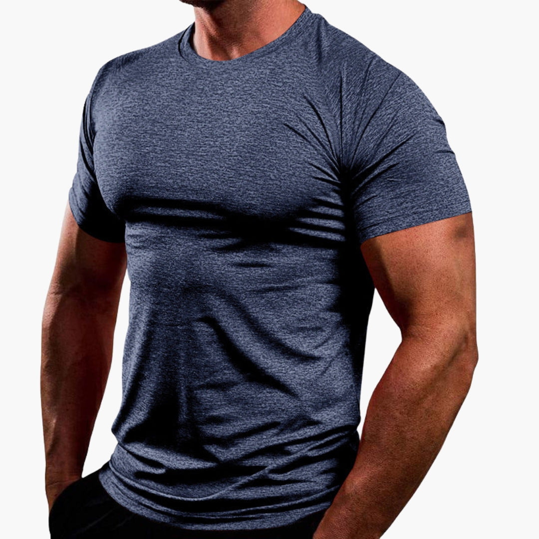 T shirt homme col rond manches courtes