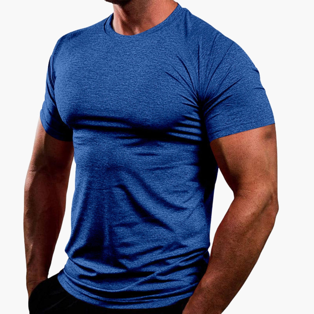 T shirt homme col rond manches courtes