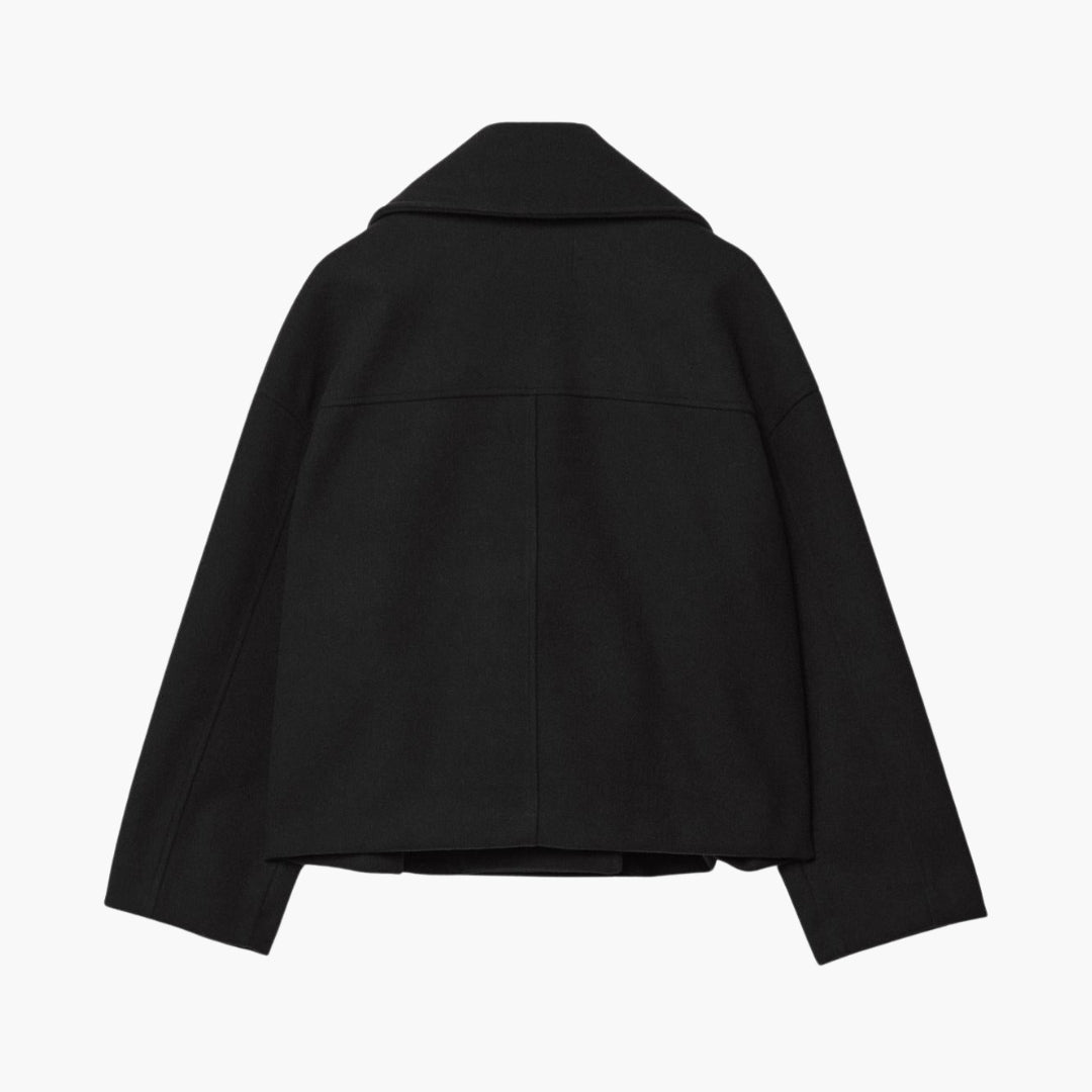 Women's Short Jacket with Cross Closure