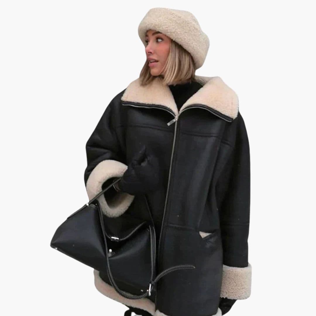 Women's Jacket with Wide Collar