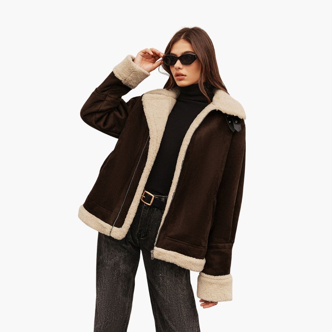 Giacca donna con collo ribaltabile