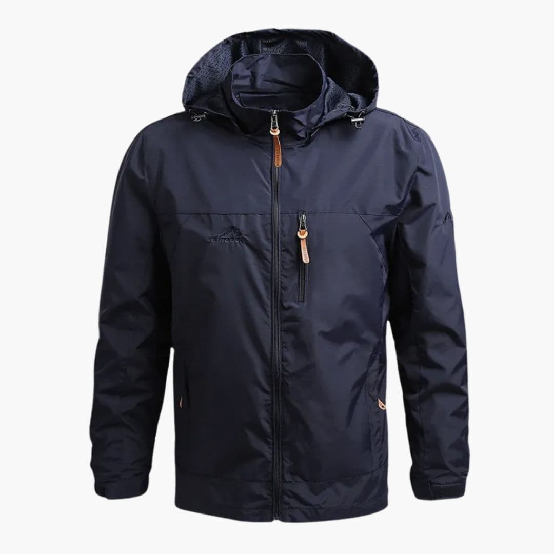 Veste Homme à Capuche avec Fermeture Zippée et Poches