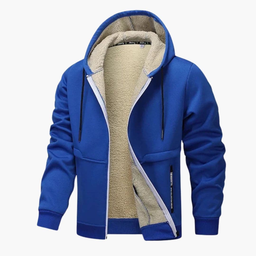 Veste à capuche homme avec doublure intérieure