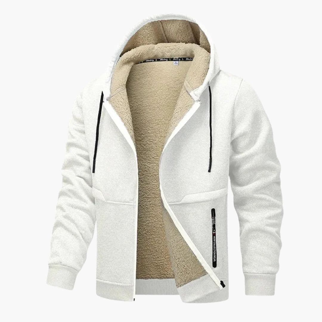 Veste à capuche homme avec doublure intérieure