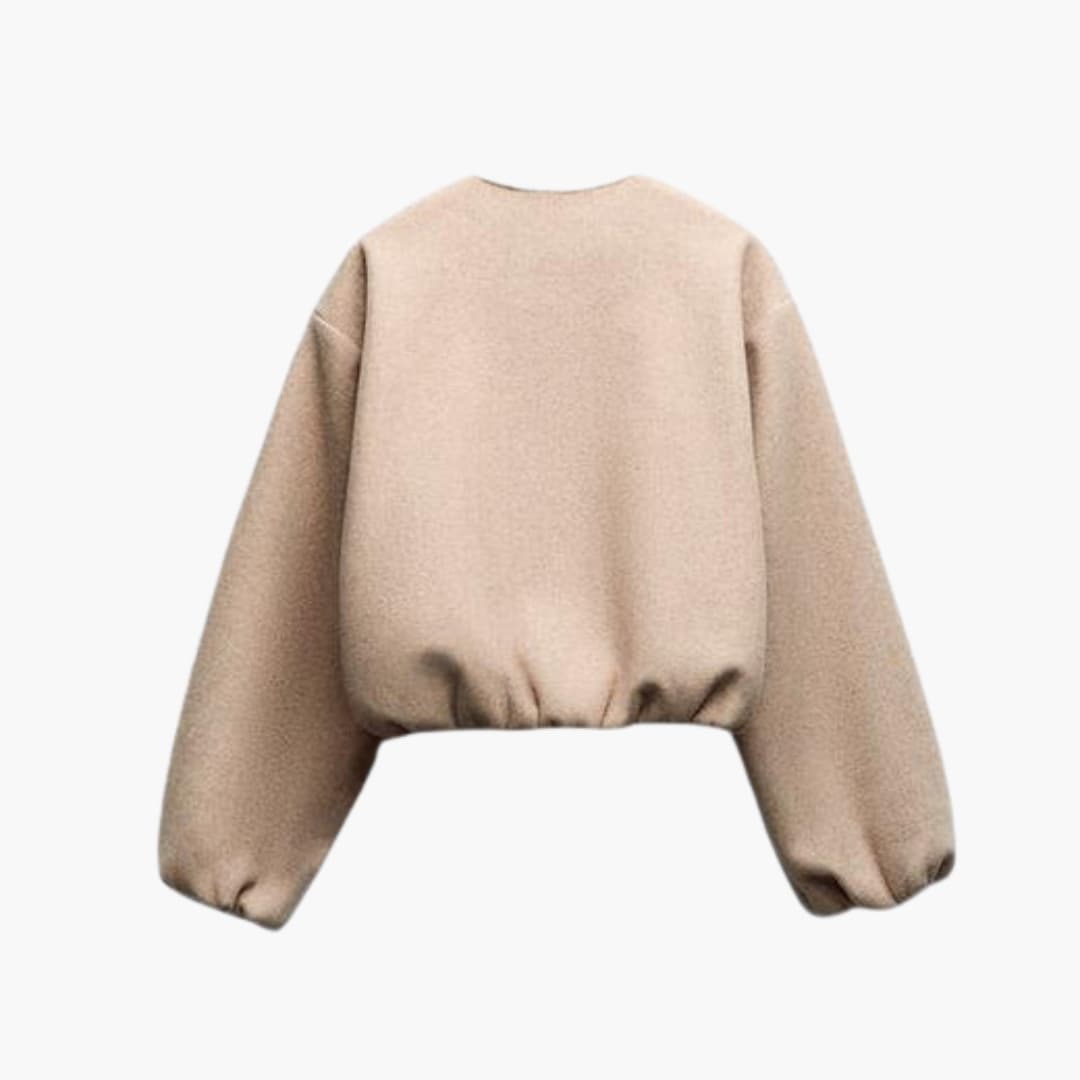 Veste bomber décontractée femme à coupe fluide et design moderne